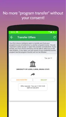 JAMB CAPS Mobile android App screenshot 1