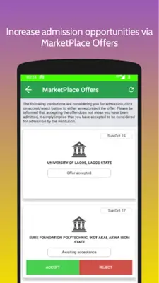 JAMB CAPS Mobile android App screenshot 2